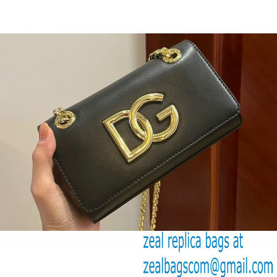 Dolce & Gabbana Calfskin 3.5 Chain phone bag Black - Click Image to Close